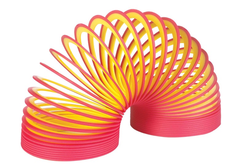 POOF العلامة التجارية Slinky الأصلية من البلاستيك النيون